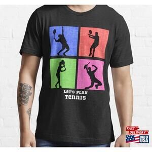 Show Your Love For Tennis Sports Essential Tshirt Tee Classic